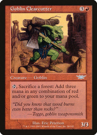 Goblin Clearcutter [Legions] | Exor Games Bridgewater