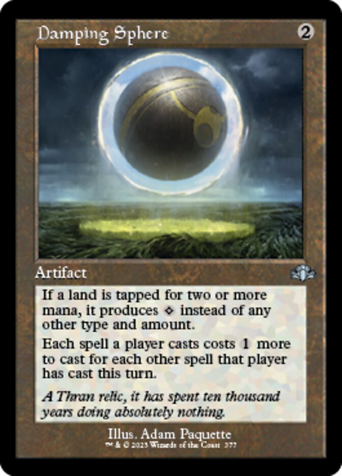 Damping Sphere (Retro) [Dominaria Remastered] | Exor Games Bridgewater