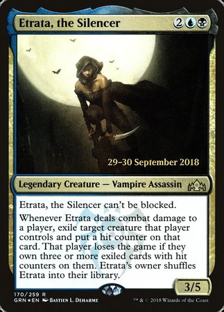 Etrata, the Silencer [Guilds of Ravnica Promos] | Exor Games Bridgewater