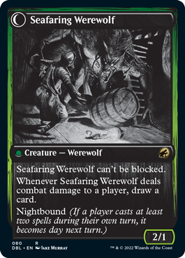 Suspicious Stowaway // Seafaring Werewolf [Innistrad: Double Feature] | Exor Games Bridgewater