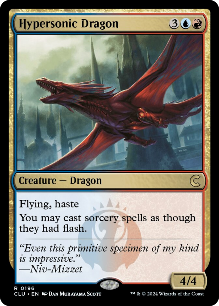 Hypersonic Dragon [Ravnica: Clue Edition] | Exor Games Bridgewater