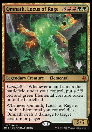 Omnath, Locus of Rage (Promo Pack) [Dungeons & Dragons: Adventures in the Forgotten Realms Promos] | Exor Games Bridgewater