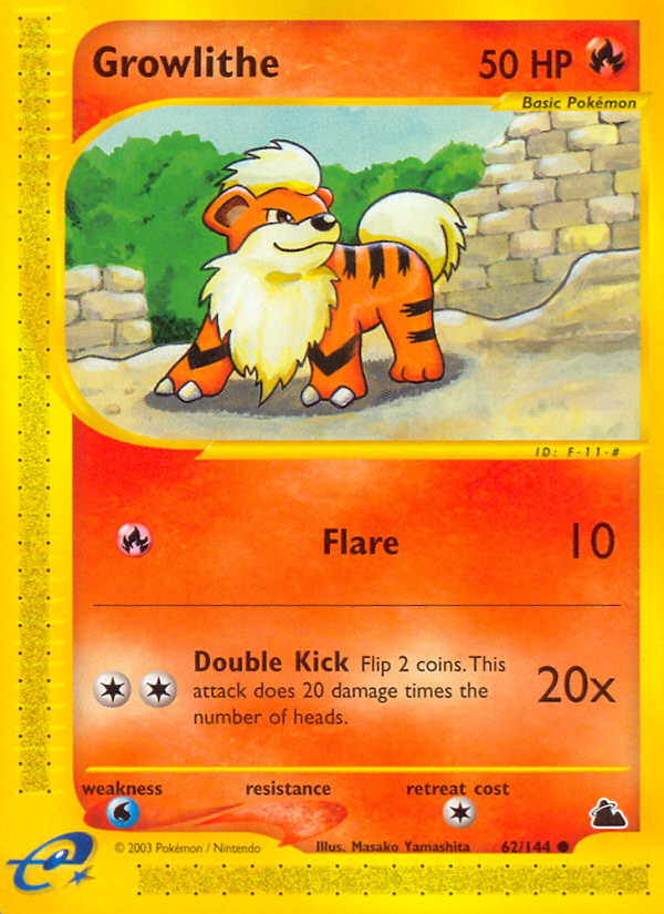 Growlithe (62/144) [Skyridge] | Exor Games Bridgewater