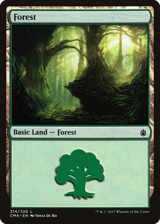 Forest (314) [Commander Anthology] | Exor Games Bridgewater