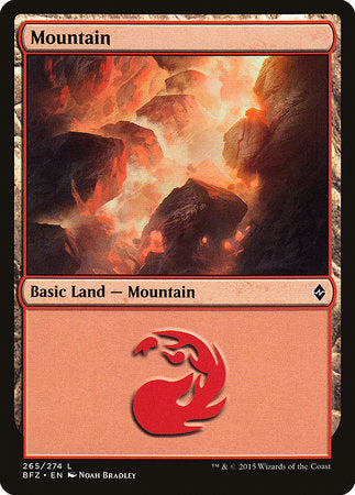 Mountain (265) [Battle for Zendikar] | Exor Games Bridgewater