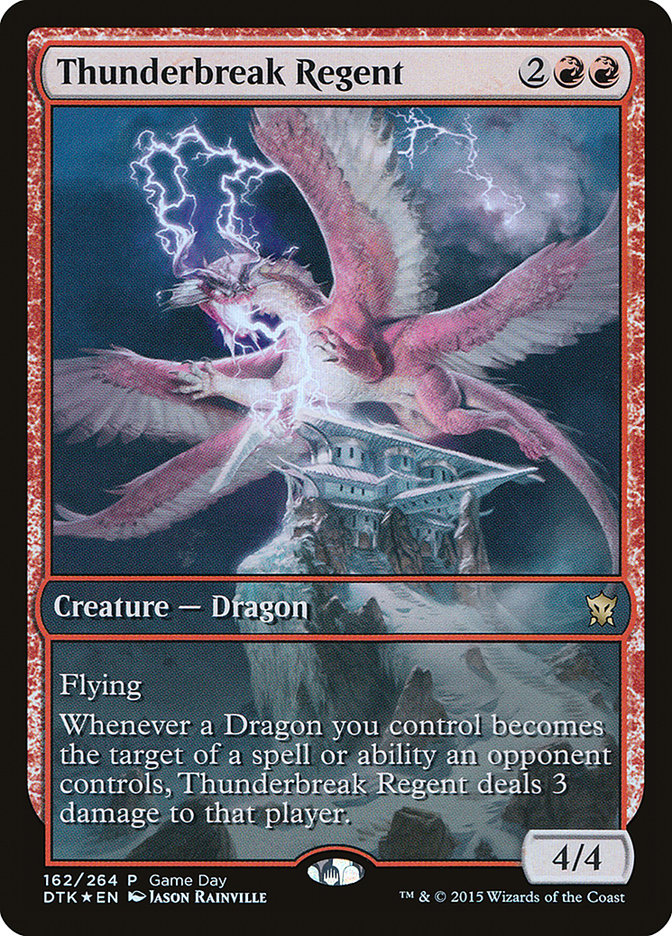 Thunderbreak Regent (Game Day) [Dragons of Tarkir Promos] | Exor Games Bridgewater