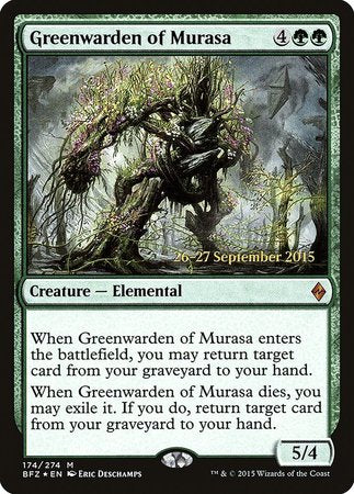 Greenwarden of Murasa [Battle for Zendikar Promos] | Exor Games Bridgewater