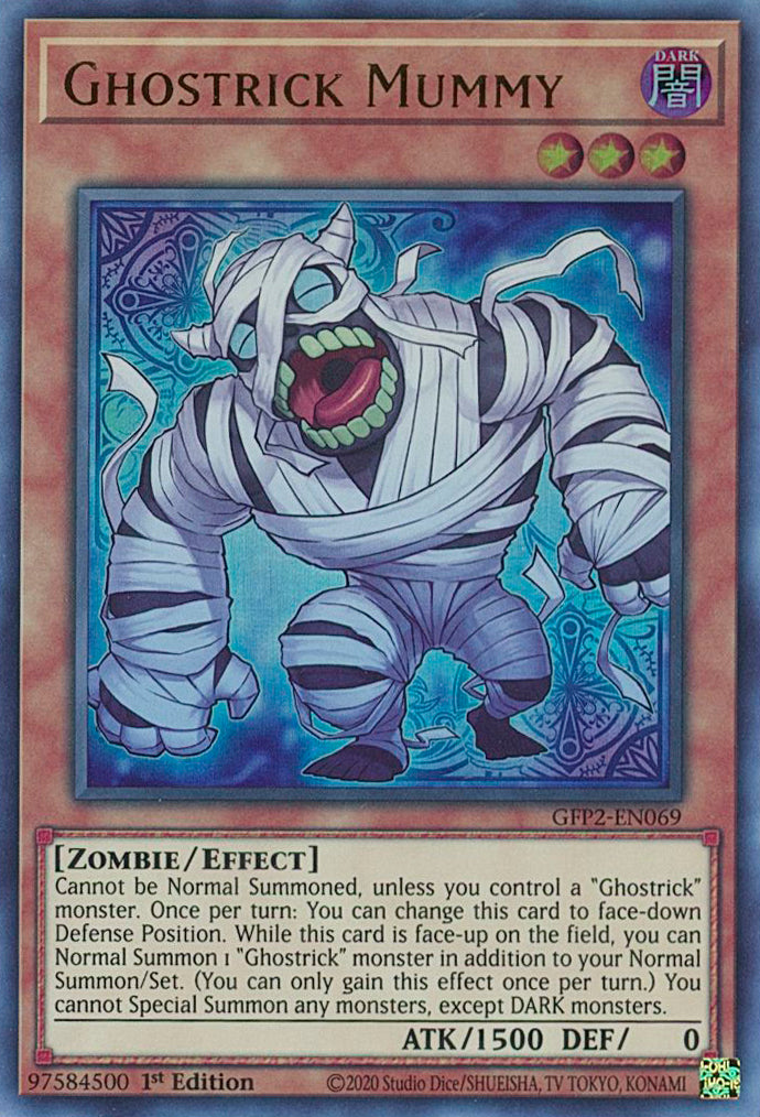 Ghostrick Mummy [GFP2-EN069] Ultra Rare | Exor Games Bridgewater