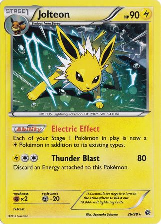 Jolteon (26/98) (Cosmos Holo) [XY: Ancient Origins] | Exor Games Bridgewater