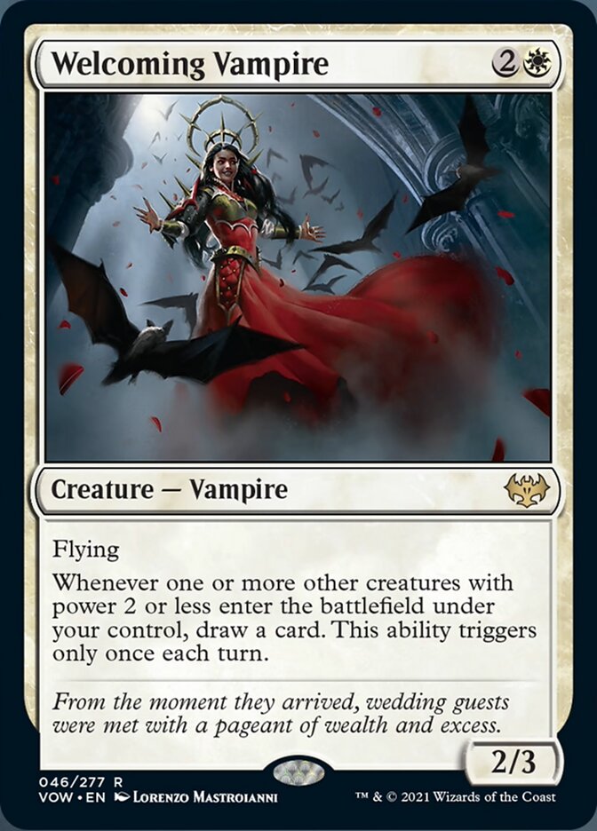 Welcoming Vampire [Innistrad: Crimson Vow] | Exor Games Bridgewater