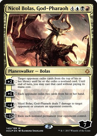 Nicol Bolas, God-Pharaoh [Hour of Devastation Promos] | Exor Games Bridgewater