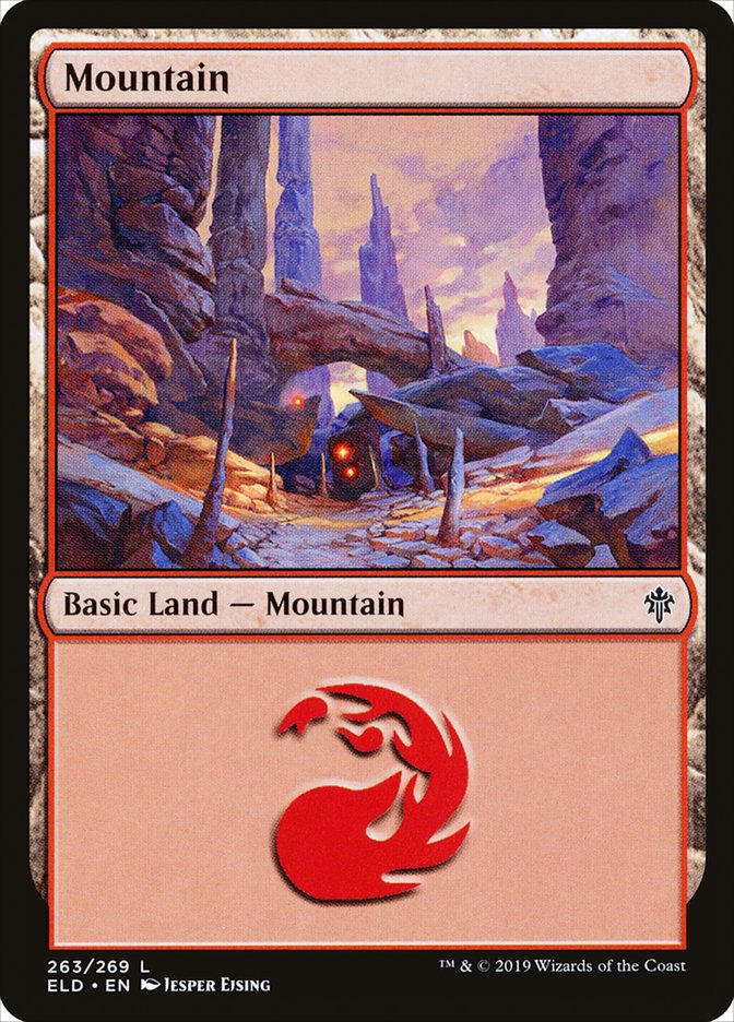 Mountain (263) [Throne of Eldraine] | Exor Games Bridgewater