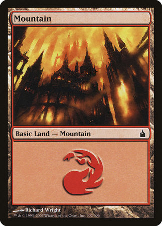 Mountain (302) [Ravnica: City of Guilds] | Exor Games Bridgewater