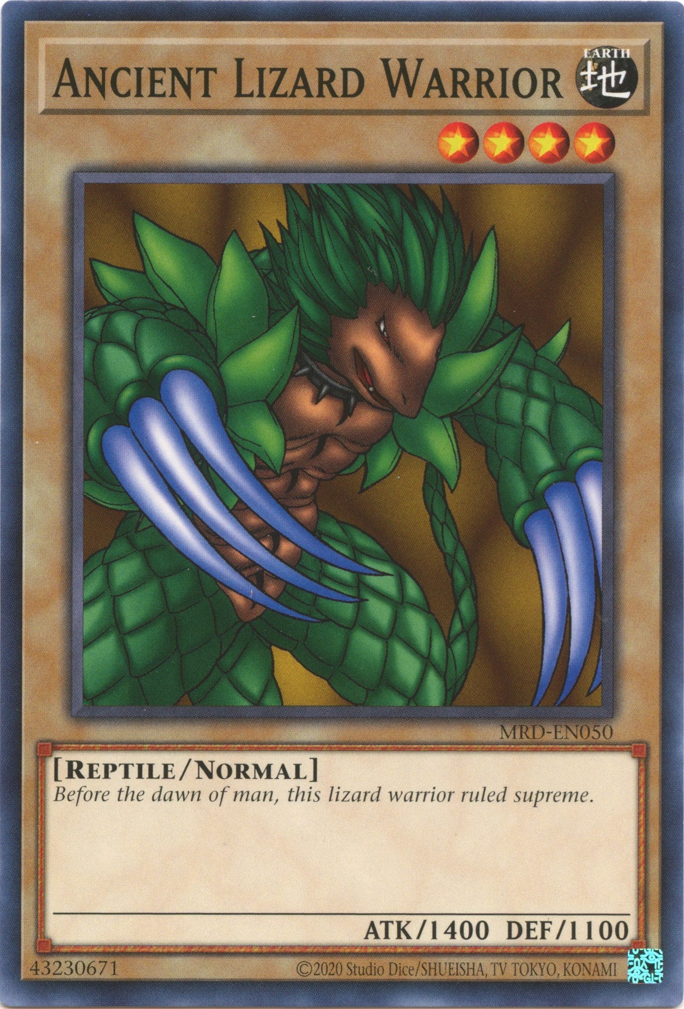 Ancient Lizard Warrior (25th Anniversary) [MRD-EN050] Common | Exor Games Bridgewater