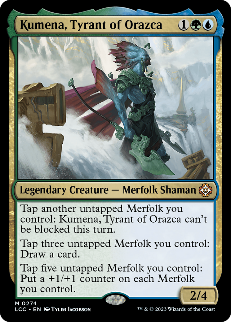 Kumena, Tyrant of Orazca [The Lost Caverns of Ixalan Commander] | Exor Games Bridgewater