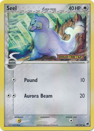 Seel (62/101) (Delta Species) (Stamped) [EX: Dragon Frontiers] | Exor Games Bridgewater