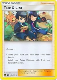 Tate & Liza (148a/168) (Alternate Art Promo) (Battle Arena Deck Exclusive) [Sun & Moon: Celestial Storm] | Exor Games Bridgewater