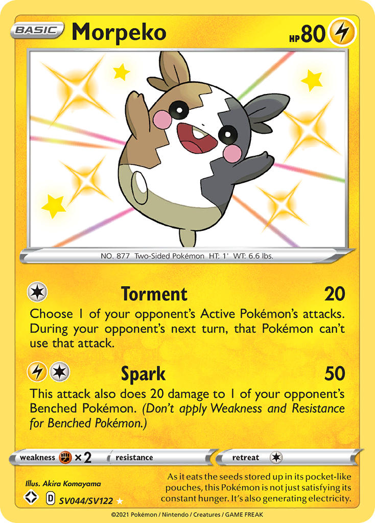 Morpeko (SV044/SV122) [Sword & Shield: Shining Fates] | Exor Games Bridgewater