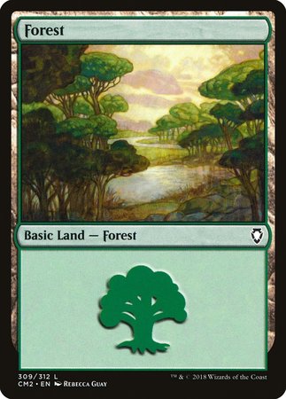 Forest (309) [Commander Anthology Volume II] | Exor Games Bridgewater