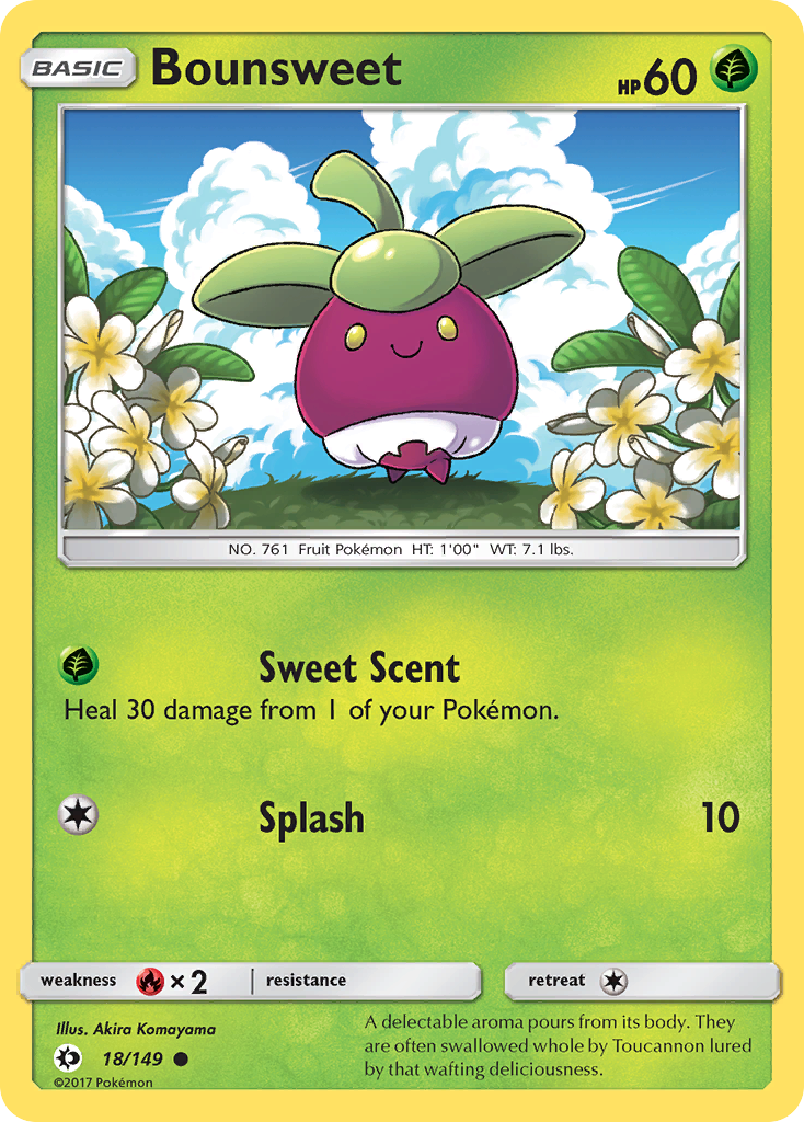 Bounsweet (18/149) [Sun & Moon: Base Set] | Exor Games Bridgewater