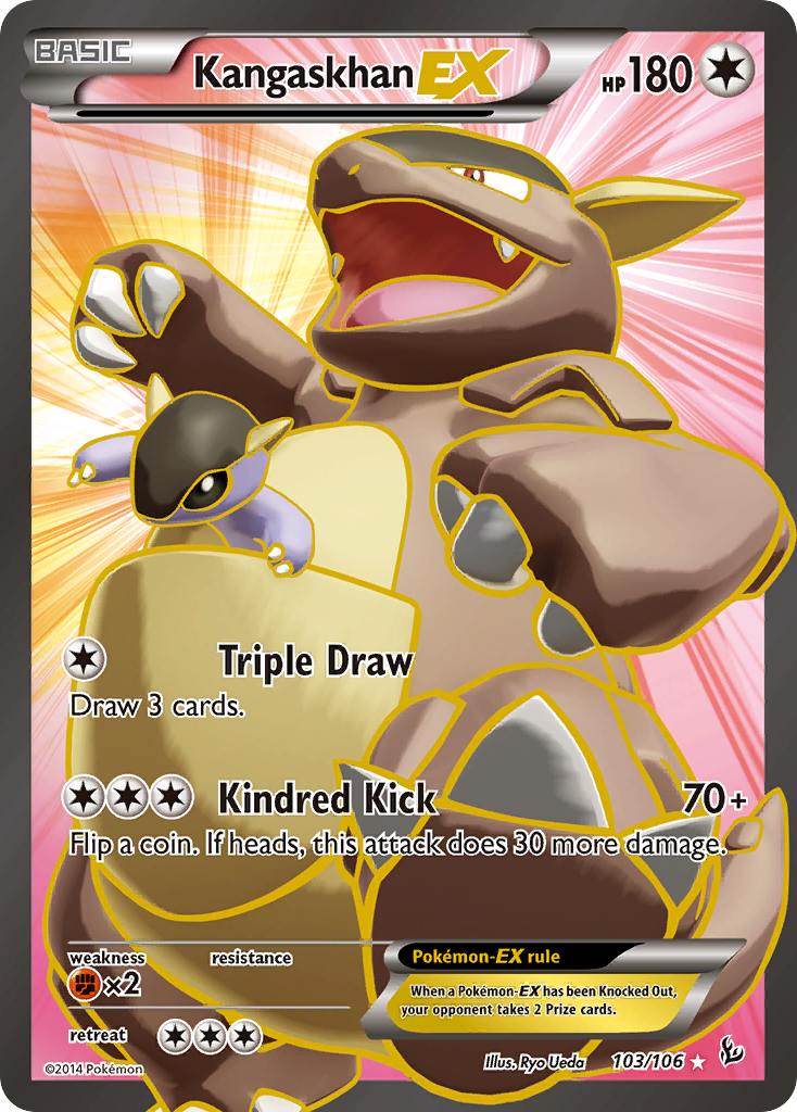 Kangaskhan EX (103/106) [XY: Flashfire] | Exor Games Bridgewater