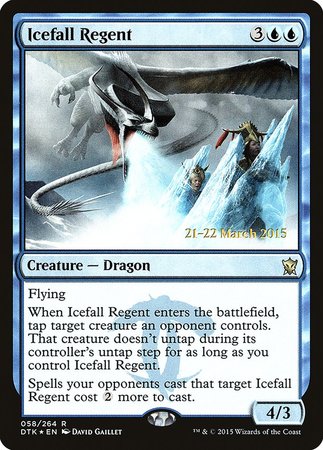 Icefall Regent [Dragons of Tarkir Promos] | Exor Games Bridgewater