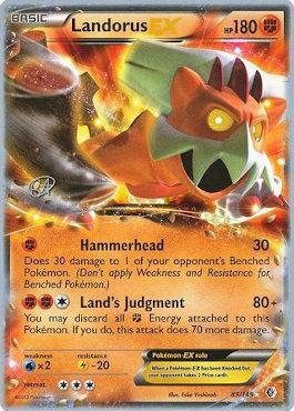 Landorus EX (89/149) (The Flying Hammer - Rowan Stavenow) [World Championships 2015] | Exor Games Bridgewater