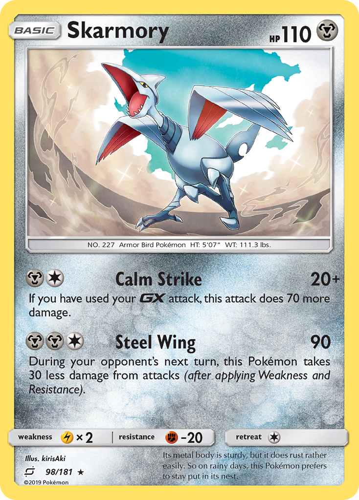 Skarmory (98/181) [Sun & Moon: Team Up] | Exor Games Bridgewater