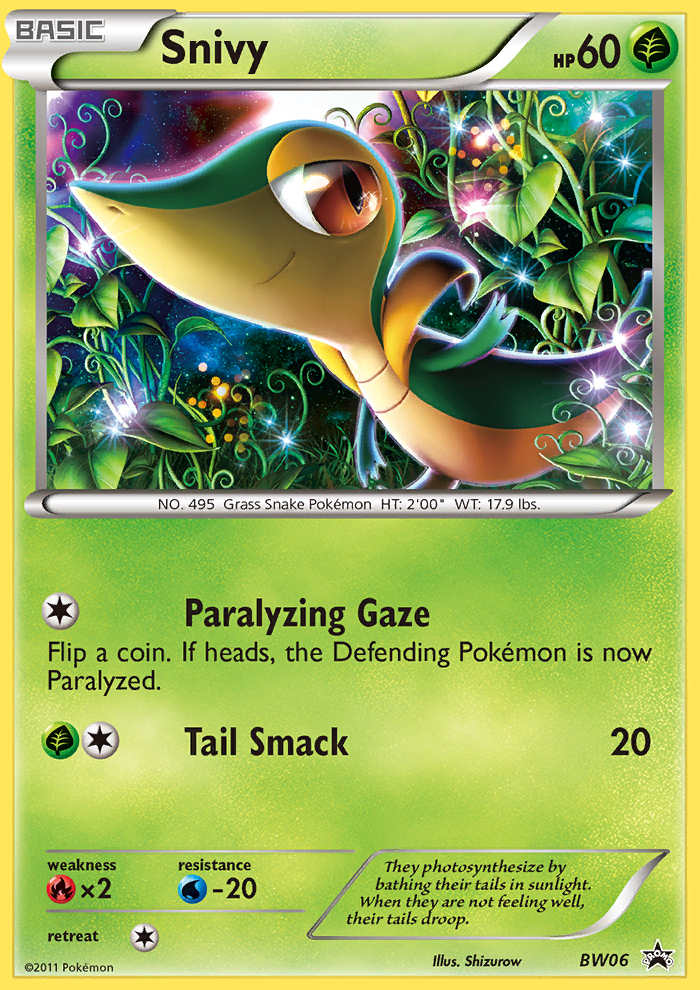 Snivy (BW06) [Black & White: Black Star Promos] | Exor Games Bridgewater