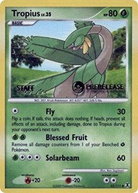 Tropius (52/111) (Staff Prerelease Promo) [Nintendo: Black Star Promos] | Exor Games Bridgewater