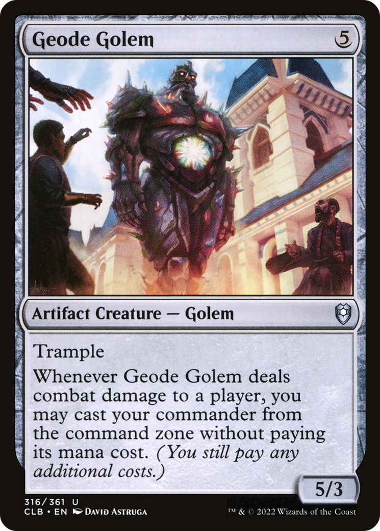 Geode Golem [Commander Legends: Battle for Baldur's Gate] | Exor Games Bridgewater