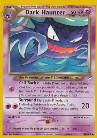 Dark Haunter (36/105) [Neo Destiny Unlimited] | Exor Games Bridgewater