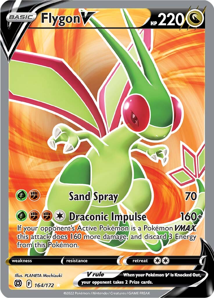 Flygon V (164/172) [Sword & Shield: Brilliant Stars] | Exor Games Bridgewater