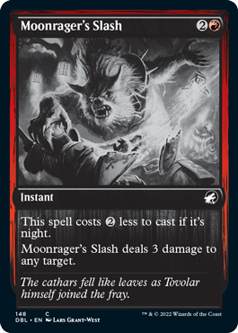 Moonrager's Slash [Innistrad: Double Feature] | Exor Games Bridgewater