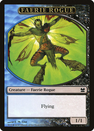 Faerie Rogue Token (Blue/Black) [Modern Masters Tokens] | Exor Games Bridgewater