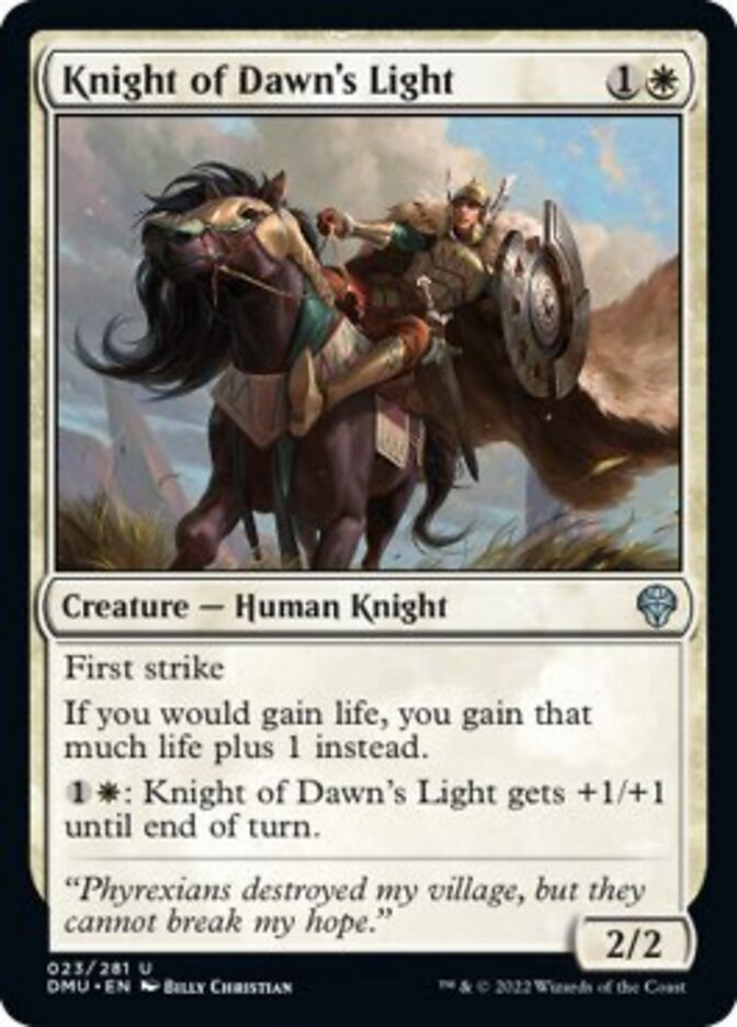 Knight of Dawn's Light [Dominaria United] | Exor Games Bridgewater