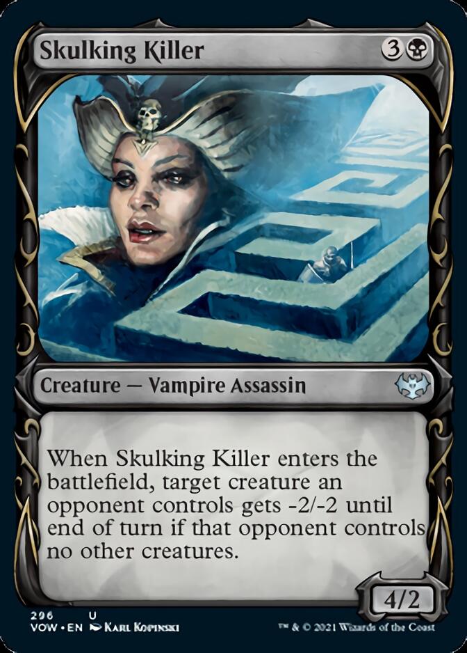 Skulking Killer (Showcase Fang Frame) [Innistrad: Crimson Vow] | Exor Games Bridgewater