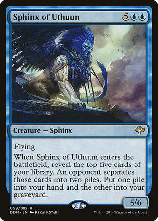 Sphinx of Uthuun [Duel Decks: Speed vs. Cunning] | Exor Games Bridgewater