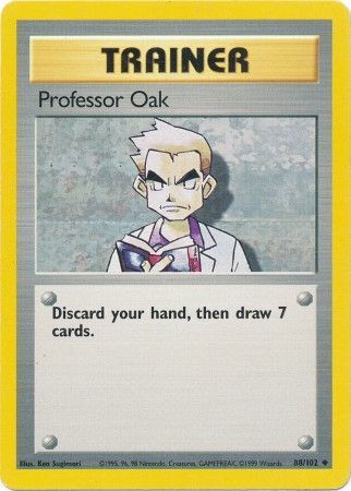 Professor Oak (88/102) [Base Set Unlimited] | Exor Games Bridgewater