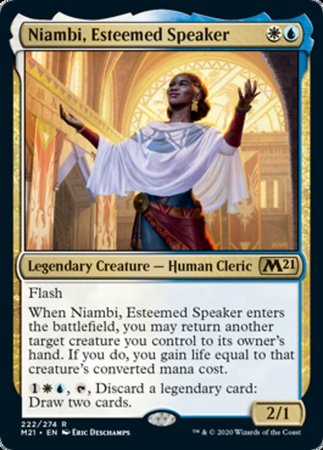 Niambi, Esteemed Speaker [Core Set 2021] | Exor Games Bridgewater