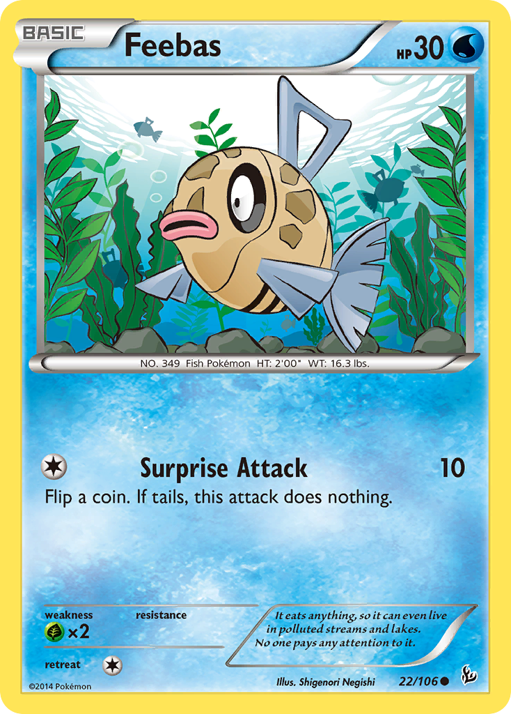 Feebas (22/106) [XY: Flashfire] | Exor Games Bridgewater