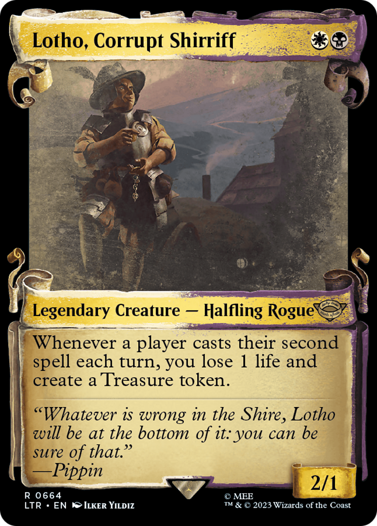 Lotho, Corrupt Shirriff [The Lord of the Rings: Tales of Middle-Earth Showcase Scrolls] | Exor Games Bridgewater