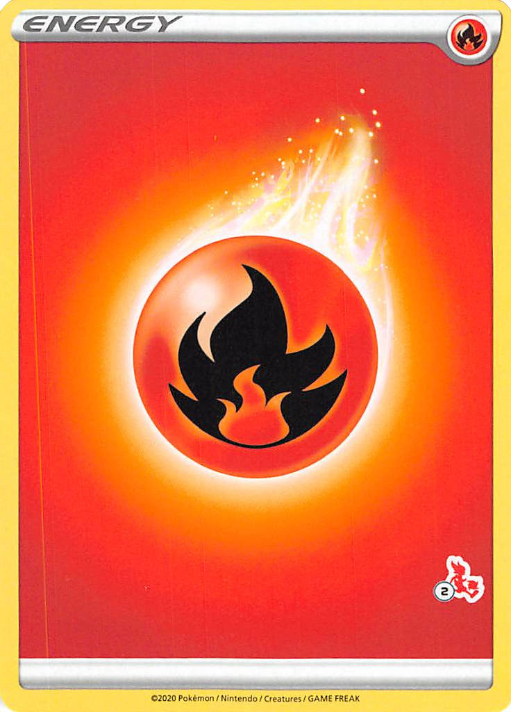 Fire Energy (Cinderace Stamp #2) [Battle Academy 2022] | Exor Games Bridgewater