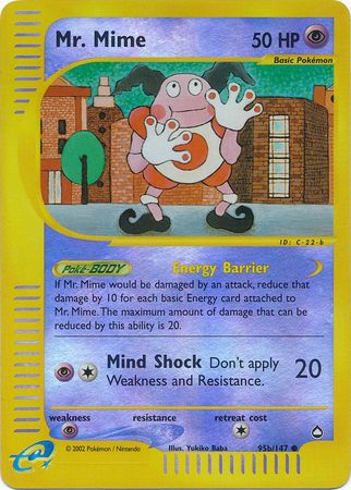 Mr Mime (95b/147) [Aquapolis] | Exor Games Bridgewater