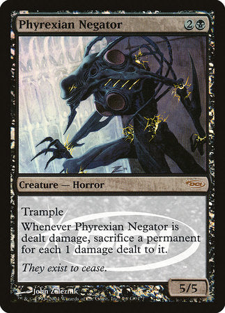 Phyrexian Negator [Judge Gift Cards 2004] | Exor Games Bridgewater