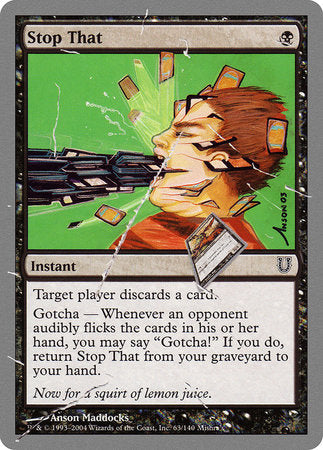 Stop That [Unhinged] | Exor Games Bridgewater