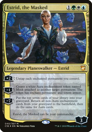 Estrid, the Masked (Commander 2018) [Commander 2018 Oversized] | Exor Games Bridgewater