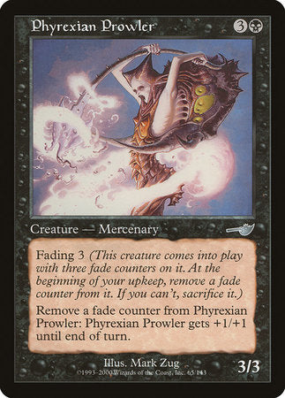 Phyrexian Prowler [Nemesis] | Exor Games Bridgewater