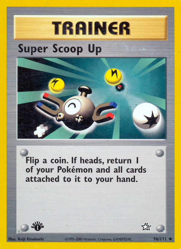 Super Scoop Up (98/111) [Neo Genesis 1st Edition] | Exor Games Bridgewater