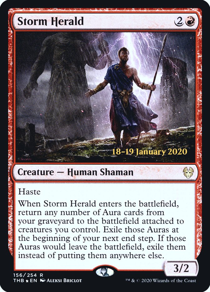 Storm Herald [Theros Beyond Death Prerelease Promos] | Exor Games Bridgewater